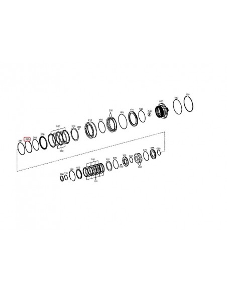 Plate, Transmission Claas 0011658720, John Deere L230886, Same Deutz-Fahr 0.900.0487.2