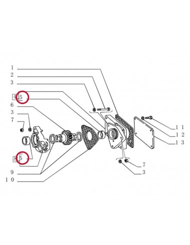 CNH FIAT FORD NEW HOLLAND 4788087, 4607586, 4788082, 4788086, 5088053, 82982209,
