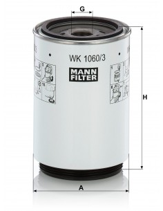 Fuel Filter, Water Separator WK1060/3X