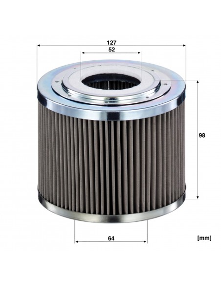 Filter, Hydraulic Cartridge HD1330, 3714453M2, 3714453M1, 6005022974, 703319A1