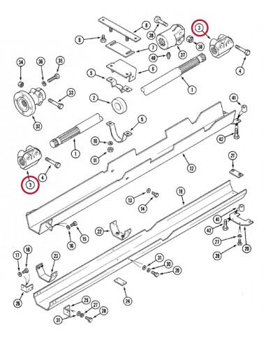 Cupla Cardan 4X4, Z-21 Case IH 90031C1, 90031C2