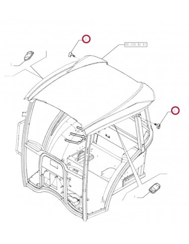 83961521, 71451709, 89990447, 9990447, E7NN13752AA, 01173254, 01701017XX, Case IH, Ford New Holland, Steyr, Deutz-Fahr