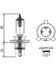 Bec Halogen H4 12V 60/55W P43t-38 2