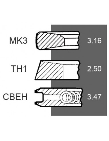 Piston Ring Set Ø 106.50 - STD