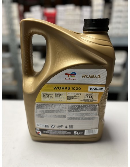 Ulei Total RUBIA WORKS 1000 15W-40 La 5L Ulei Total RUBIA WORKS 1000 15W-40 La 5L