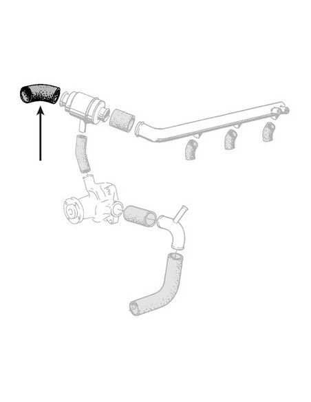 Furtun Radiator 48X350 mm Fendt 816.200.050.021, 816200050021