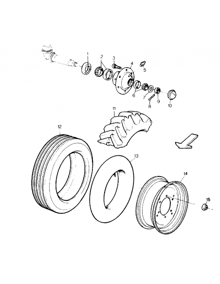 Capac Butuc Roata 80 mm John Deere H94950