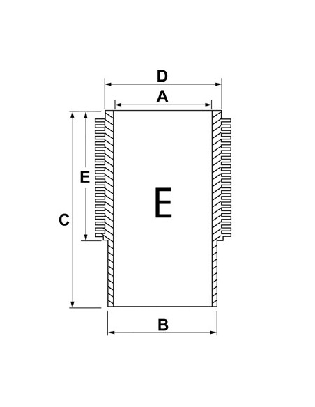 Finished Cylinder Linear Ø 105 mm SAME 0.044.1120.0, 0.044.1120.0/10, 0.044.1120.0/20, 0.044.1120.0/30, 0.044.11