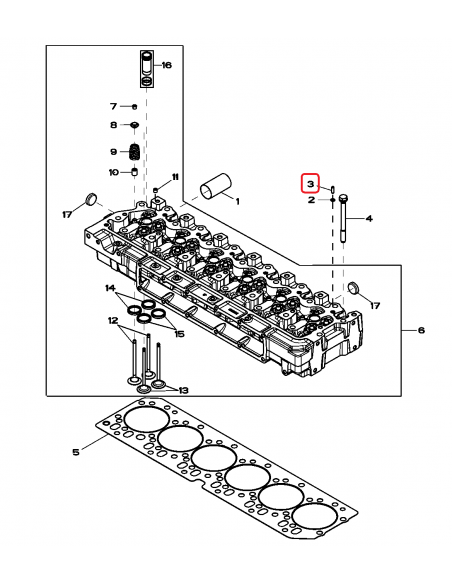 Bucsa Bolt Ø 4x6x20 mm John Deere R521544