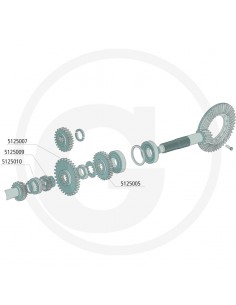 Pinion Transmisie Z-34 CNH 87388607, 5125005 2
