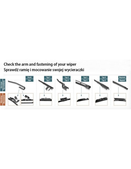 Lamela Stergator 550/340 mm Set