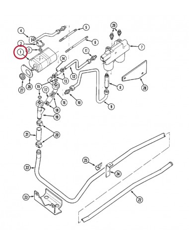 Pompa Hidraulica Dubla 11+8 cm³/U Bosch Rexroth 0510565365