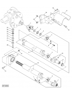 Universal Joint Yoke John Deere H121681 2