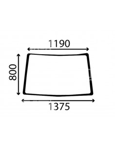Parbriz 800x1190x1375 mm John Deere R114807, R96187