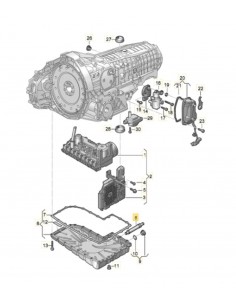 Teava Baie Ulei 25x139 mm AUDI 0CK325107D, 0CK325107E, 0CK325107F 2