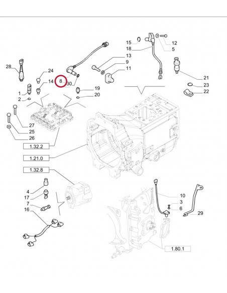 Case-IH, Fiat, Ford New Holland, Steyr 87564761, 5163536, 5173143,
