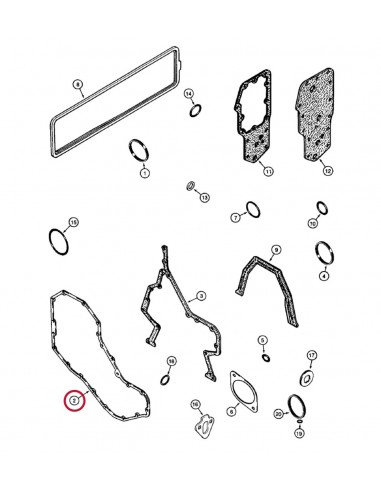 Cummins 3918673, J918673, 1484039, 75288008, 76193197, 76193197