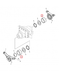 Bush 127 mm John Deere R271461, F334300020110, 725.01.019.01, 7250101901 2