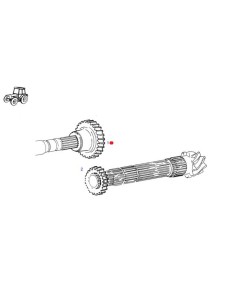 Spur Gear Fendt 178100080042, 178.100.080.042 2