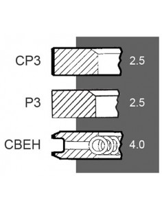 Segmenti Piston Ø 115 - 2.5x2.5x4 mm 2