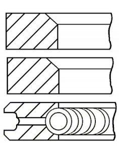 Segmenti Piston Ø 115 - 2.5x2.5x4 mm