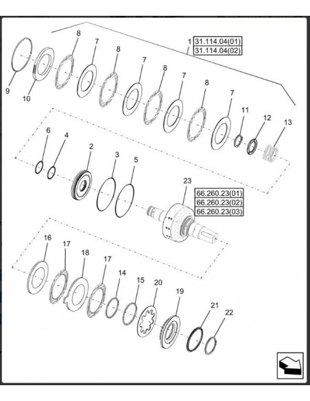 Segment Textolit 128.35x135.63x2.92 mm Thk