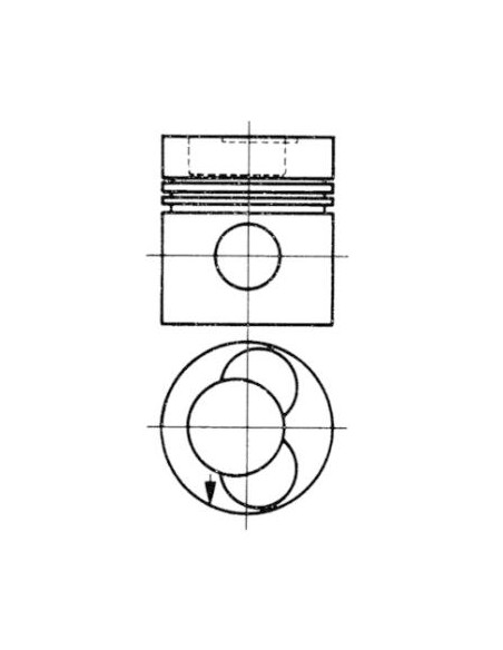 Piston cu Segmenti 97 mm 2.5x2.5x4 mm 92581600