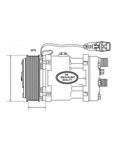 Compresor Aer Conditionat AC SD7H15 2