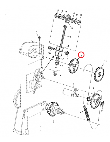 Pinion Ø 30x184 mm Z-29