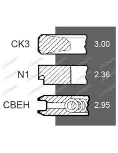Segmenti Piston Ø 111.76 - 3.17x2.38x3 mm 34-280 2