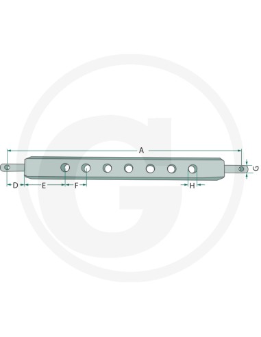 Bara Tractare 962 mm