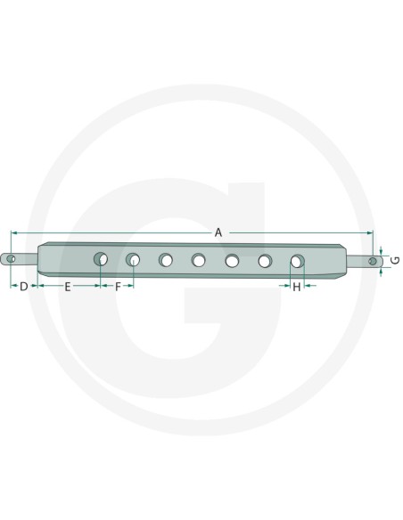 Bara Tractare 962 mm