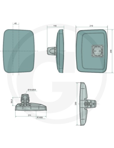 AL221771, ACV0148560, ACW6207330, G737812151020, G816810150033, 5588103, 558-8103, 0006821462, 06821462, 1000316535