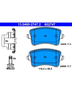 Cuzineti Biela 0.010''- 0.25 mm 563248