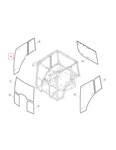 6005029097, 60 0502 909 7, Claas, AXOS, CELTIS