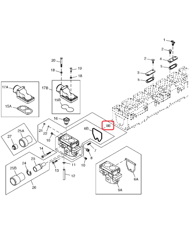 John Deere RE523801, RE503511