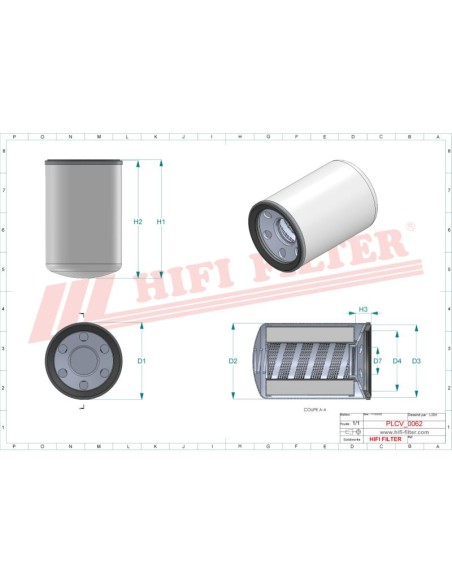 Filter, Fuel 450 HS-II-30 100l/m Filter, Fuel 450 HS-II-30 100l/m
