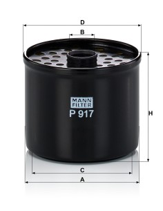 Filtru Combustibil 72x84 mm P917X 2