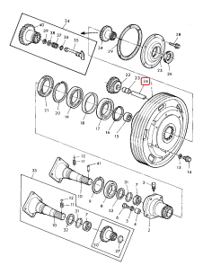 Pinion Shaft 20x80.5 mm Z52530