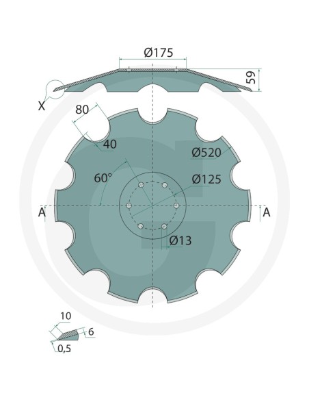 00311461, 00311461UB, Horsch Joker 00311461, 00311461UB, Horsch Joker