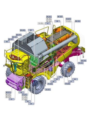 Scut Spate Central New Holland 86579792