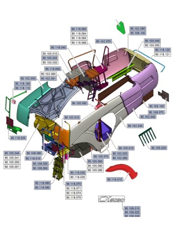 Scut Spate Central New Holland 86579792