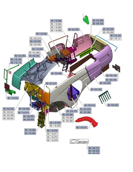 Scut Spate Central New Holland 86579792