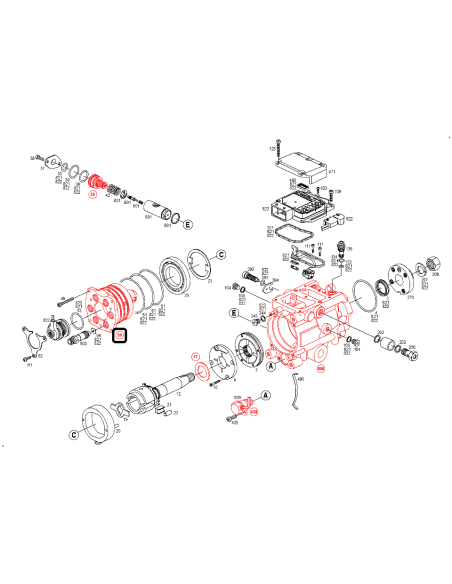 Hydraulic Head, Pump Rotor 1468436063