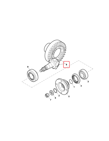 AL161277, AL166352, 733.04.500.02, John Deere, DANA Spicer
