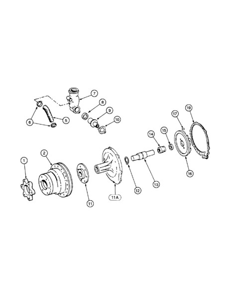 Pompa Apa Case IH 673162C94, 673162C93, 672644C93, 673162C91