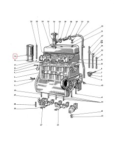 Camasa Motor 108 mm Fiat C02D/60