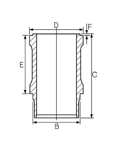 Camasa Motor 108 mm Fiat C02D/60