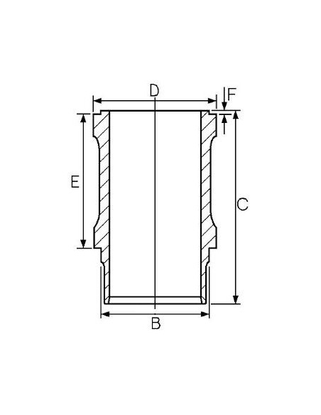 Camasa Motor 108 mm Fiat C02D/60