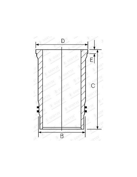 Camasa Motor 108 mm 15-480450-00
